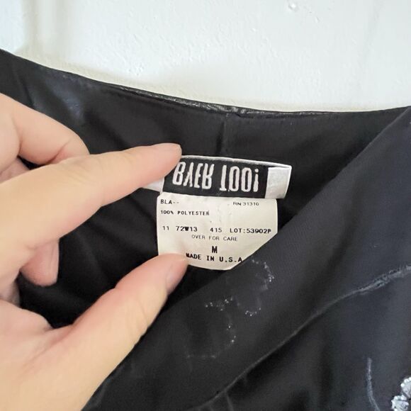 Vintage Y2K Byer Too Dress Sz L Chiffon Layered Whimsigoth Fairy Foral Gyaru - Picture 9 of 14